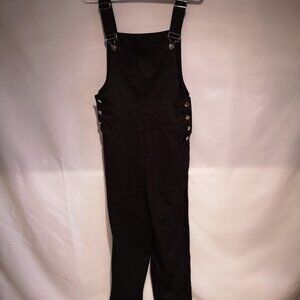 Shein Ladies Lightweight Adjustable Straps Black Overalls